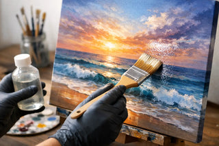 How to Varnish Acrylic Paintings Without Streaks