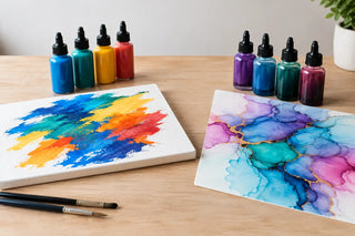 Acrylic Ink Versus Alcohol Ink for Artists