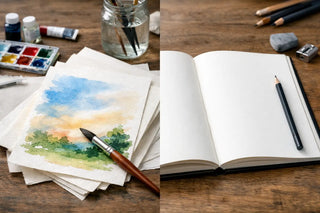 Watercolor Paper vs Sketchbook: Choose the Right Surface