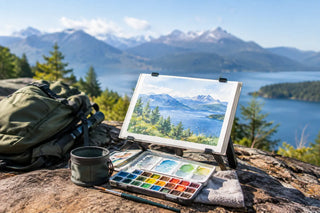 Plein Air Watercolor Setup That Travels Well