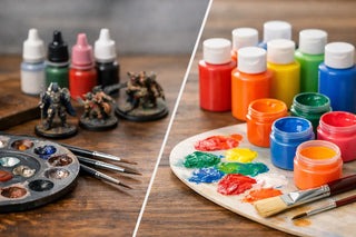 The Difference Between Miniatures Paints and Craft Paint