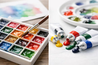 Watercolor Pans vs Tubes: Which to Buy?