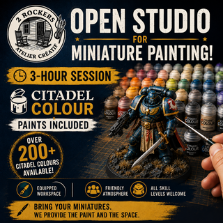 2 Rockers Miniatures Open Atelier