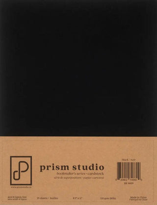 8.5X11 Bookmaker's Cardstock, 80lb - Black (25 Sheets) Prism Studio vdiue2-zt.myshopify.com