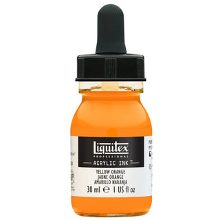 Encre acrylique en pot de 30 ml, jaune orangé azoïque