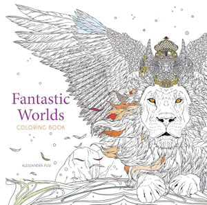 Fusi- Fantastic Worlds Coloring Book