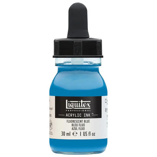 Acrylic Ink 30ml Jar, Fluorescent Blue Liquitex vdiue2-zt.myshopify.com