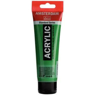 Amsterdam Standard Series Acrylic 120ml, 618 Permanent Green Light Royal Talens vdiue2-zt.myshopify.com