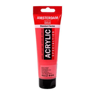 Amsterdam Standard Series Acrylic 120ml, 832 Metallic Red Royal Talens vdiue2-zt.myshopify.com