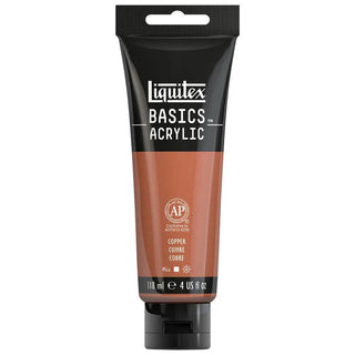 Basics Acrylic 118ml Tube, Copper Liquitex vdiue2-zt.myshopify.com
