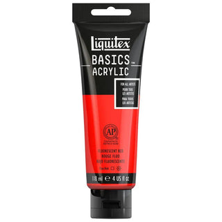 Basics Acrylic 118ml Tube, Fluorescent Red Liquitex vdiue2-zt.myshopify.com