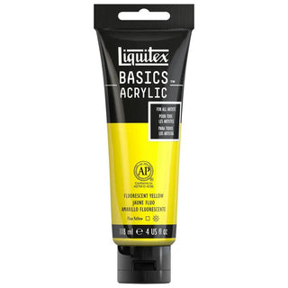 Basics Acrylic 118ml Tube, Fluorescent Yellow Liquitex vdiue2-zt.myshopify.com