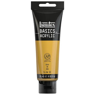 Basics Acrylic 118ml Tube, Gold Liquitex vdiue2-zt.myshopify.com