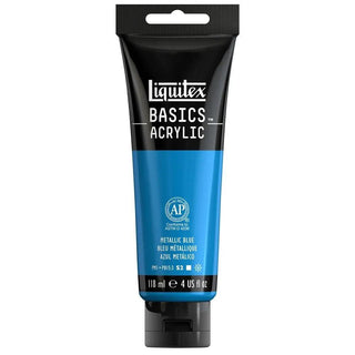Basics Acrylic 118ml Tube, Metallic Blue Liquitex vdiue2-zt.myshopify.com