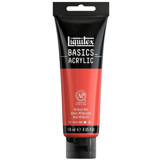 Basics Acrylic 118ml Tube, Metallic Red Liquitex vdiue2-zt.myshopify.com