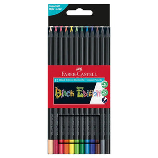 Black Edition colour pencils, box of 12 #116412 Faber-Castell vdiue2-zt.myshopify.com