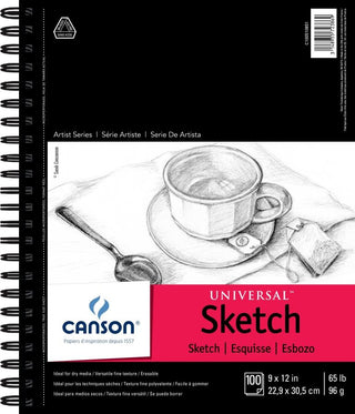 Universal Sketch Paper Pad, 9" x 12"