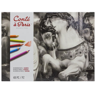 Pastel Pencils Set, Assorted Box (48pc)