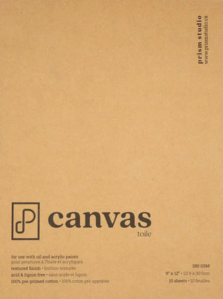 Canvas Pad, 9" x 12" (100% Pre-primed Cotton) Prism Studio vdiue2-zt.myshopify.com