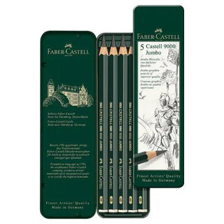 Castell¨ 9000 Jumbo Tin of 5 Faber-Castell vdiue2-zt.myshopify.com