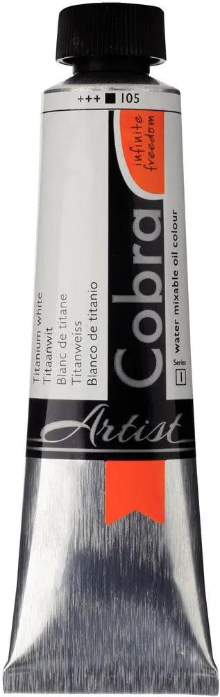 Cobra Artist Water Mixable Oil Color, 105 Titanium White (40ml) Cobra vdiue2-zt.myshopify.com