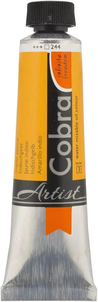 Cobra Artist Water Mixable Oil Color, 244 Indian Yellow (40ml) Cobra vdiue2-zt.myshopify.com