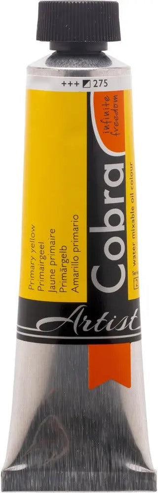 Cobra Artist Water Mixable Oil Color, 275 Primary Yellow (40ml) Cobra vdiue2-zt.myshopify.com