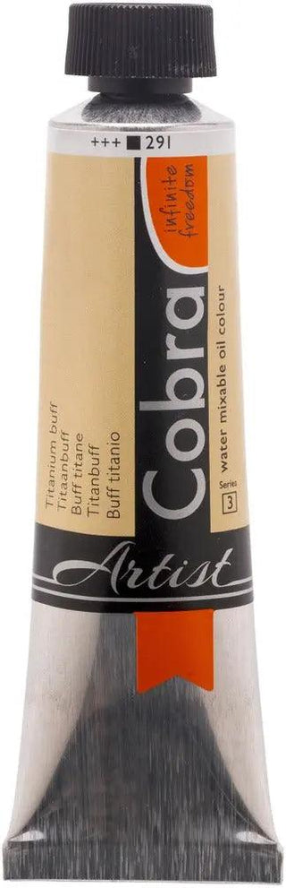 Cobra Artist Water Mixable Oil Color, 291 Titanium Buff (40ml) Cobra vdiue2-zt.myshopify.com