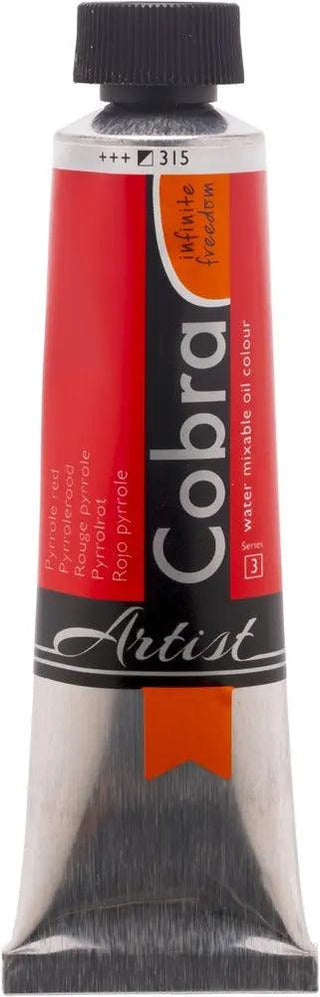 Cobra Artist Water Mixable Oil Color, 315 Pyrrole Red (40ml) Cobra vdiue2-zt.myshopify.com