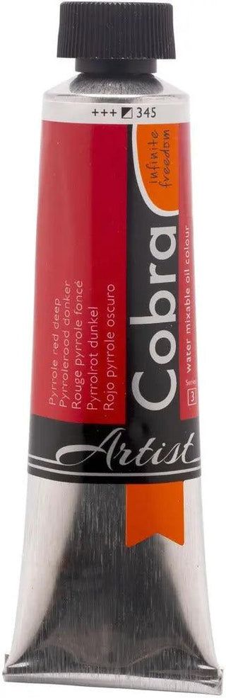 Cobra Artist Water Mixable Oil Color, 345 Pyrrole Red Dp (40ml) Cobra vdiue2-zt.myshopify.com