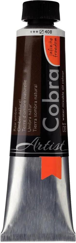Cobra Artist Water Mixable Oil Color, 408 Raw Umber (40ml) Cobra vdiue2-zt.myshopify.com