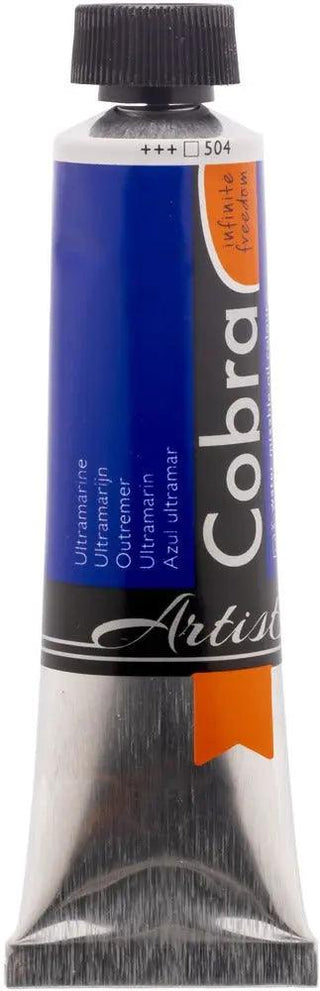 Cobra Artist Water Mixable Oil Color, 504 Ultramarine (40ml) Cobra vdiue2-zt.myshopify.com