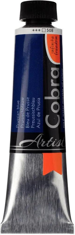 Cobra Artist Water Mixable Oil Color, 508 Prussian Blue (40ml) Cobra vdiue2-zt.myshopify.com