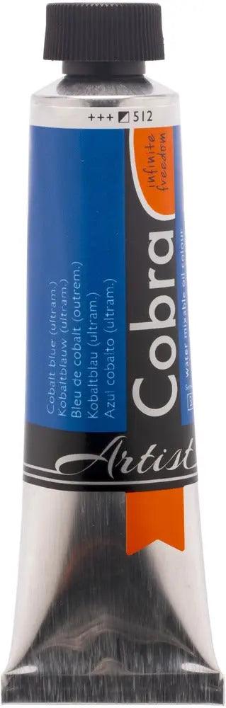 Cobra Artist Water Mixable Oil Color, 512 Cobalt Bl. Ult (40ml) Cobra vdiue2-zt.myshopify.com