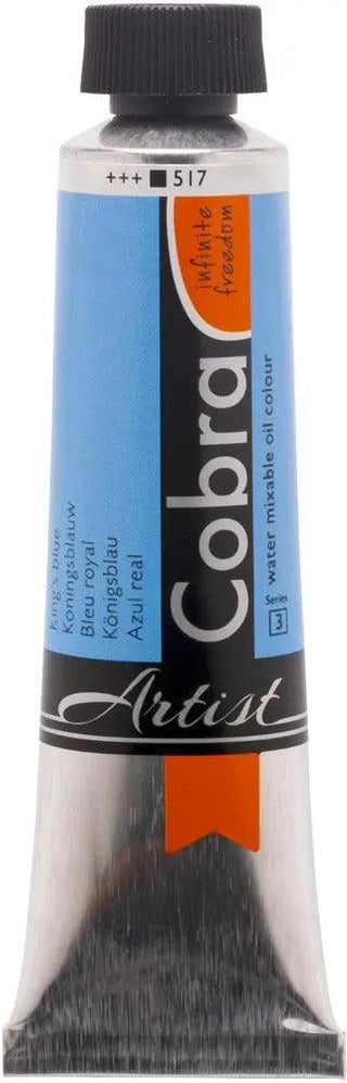 Cobra Artist Water Mixable Oil Color, 517 King's Blue (40ml) Cobra vdiue2-zt.myshopify.com