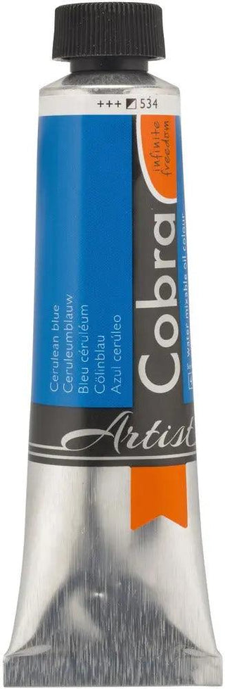 Cobra Artist Water Mixable Oil Color, 534 Cerulean Blue (40ml) Cobra vdiue2-zt.myshopify.com