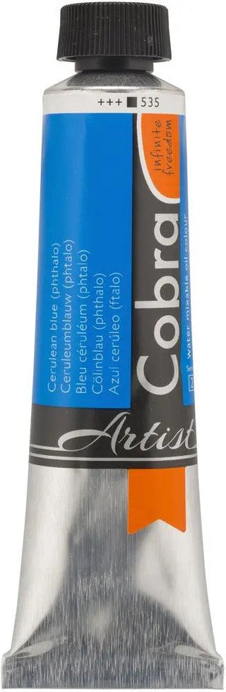 Cobra Artist Water Mixable Oil Color, 535 Cerulean Blue (40ml) Cobra vdiue2-zt.myshopify.com