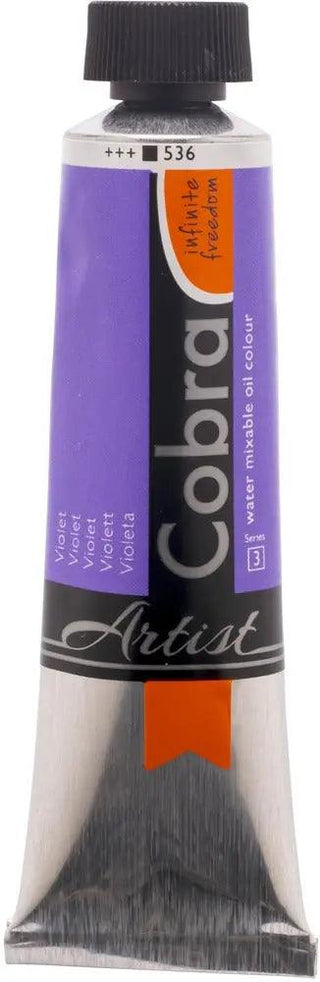 Cobra Artist Water Mixable Oil Color, 536 Violet (40ml) Cobra vdiue2-zt.myshopify.com