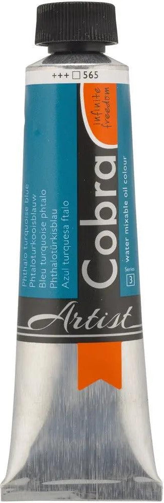 Cobra Artist Water Mixable Oil Color, 565 Phthalo Tur Bl (40ml) Cobra vdiue2-zt.myshopify.com