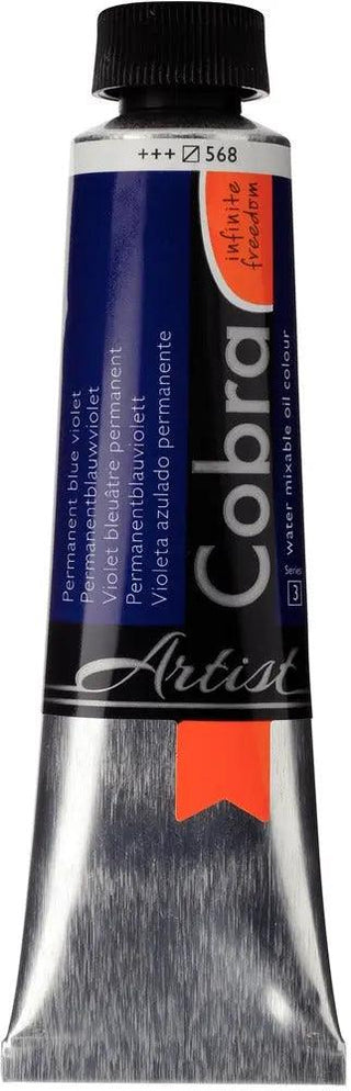 Cobra Artist Water Mixable Oil Color, 568 Perm. Blue Vlt (40ml) Cobra vdiue2-zt.myshopify.com