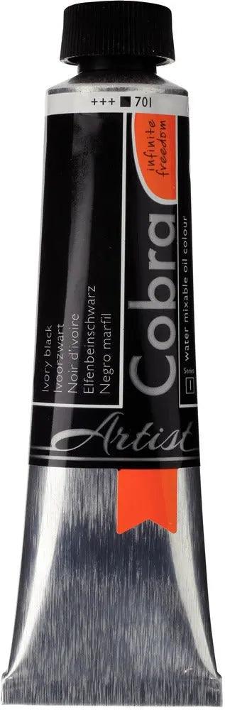 Cobra Artist Water Mixable Oil Color, 701 Ivory Black (40ml) Cobra vdiue2-zt.myshopify.com