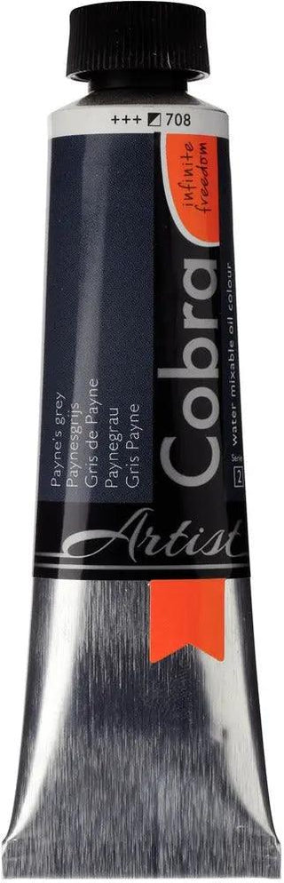 Cobra Artist Water Mixable Oil Color, 708 Paynes's Grey (40ml) Cobra vdiue2-zt.myshopify.com