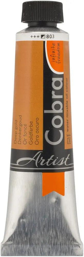 Cobra Artist Water Mixable Oil Color, 803 Deep Gold (40ml) Cobra vdiue2-zt.myshopify.com