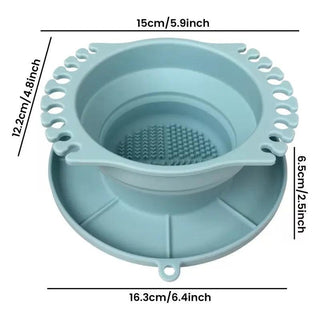 Collapsible Silicone Brush Cleaning Station 2 Rockers Art Supply vdiue2-zt.myshopify.com