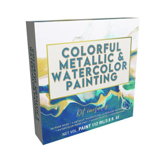Colorful Metallic & Watercolor Painting Kit SpiceBox vdiue2-zt.myshopify.com