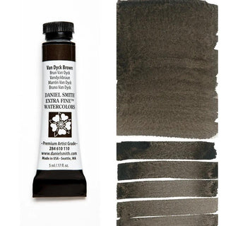 Extra Fine Watercolor Tube, 5ml - Van Dyck Brown Daniel Smith vdiue2-zt.myshopify.com