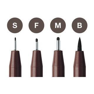 Pitt Artist Pen¨ Dark Sepia - Wallet of 4