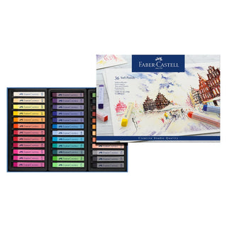 Soft pastels, cardboard wallet of (36 pc)