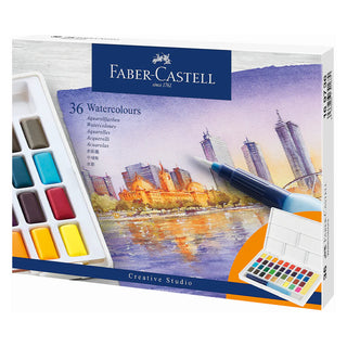 Watercolour, cardboard wallet of 12, incl. mixing palette (Copy)