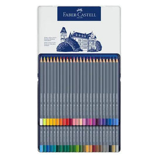 Goldfaber Aqua watercolour pencil, tin of 48 Faber-Castell vdiue2-zt.myshopify.com